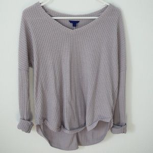 V- Neck Lavender Sweater